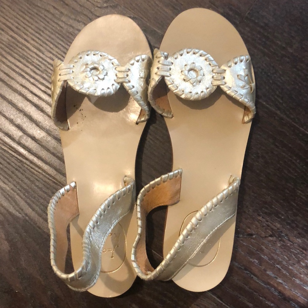 Like New Jack Rogers Sandal (gold)